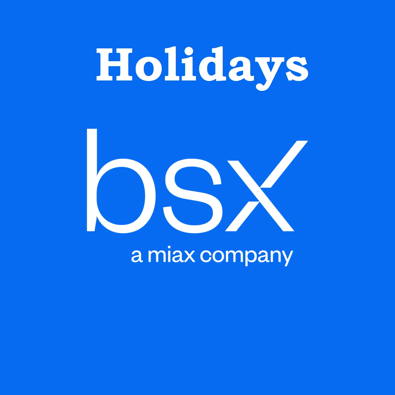 bsx trading holidays in 2023